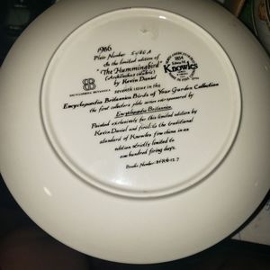 Collectable Numbered Plates